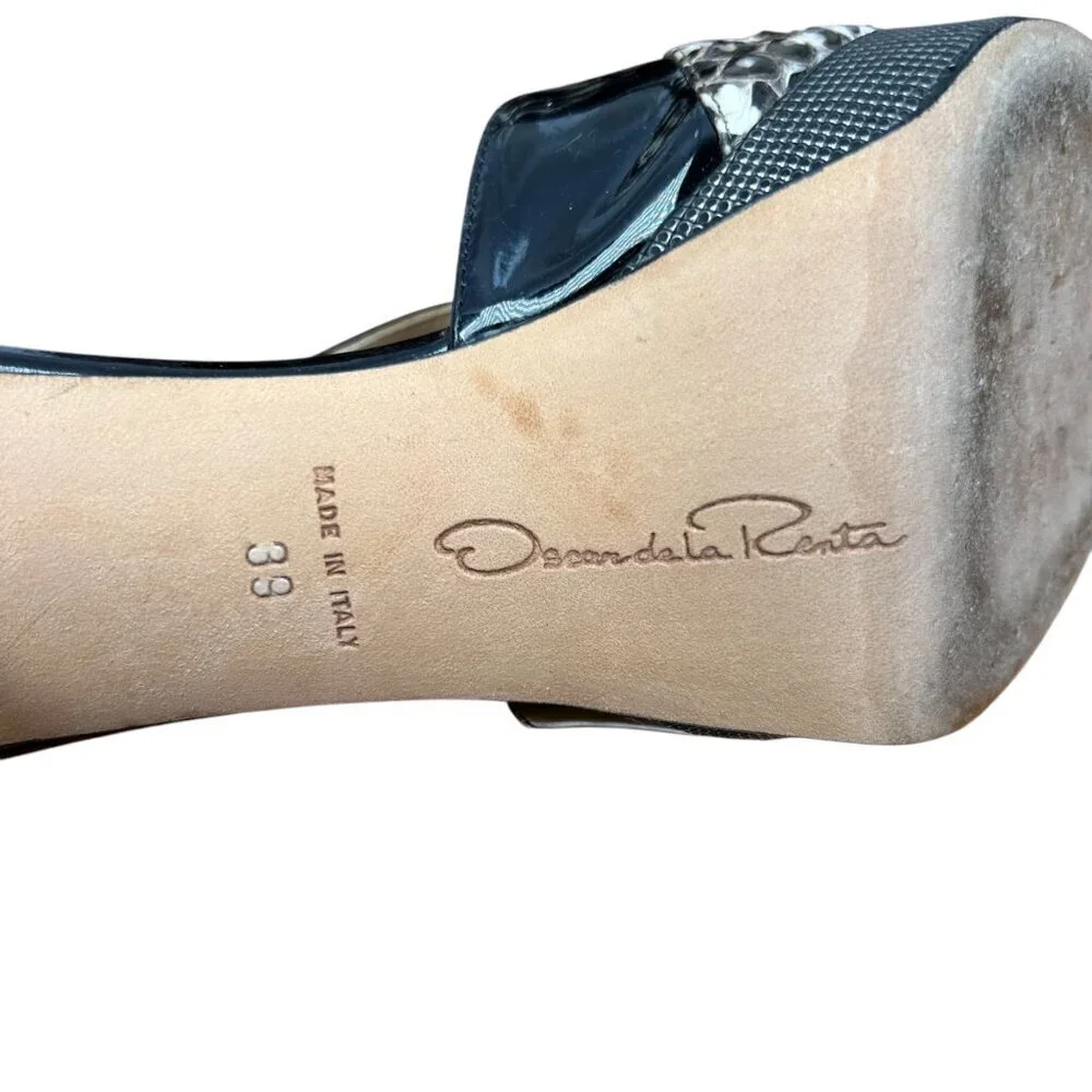 Oscar De La Renta Heels Size 39 Stilettos Party Formal Dance Wedding